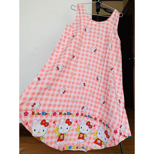 Đầm mặc nhà vải tole thái siêu mát mịn không xù