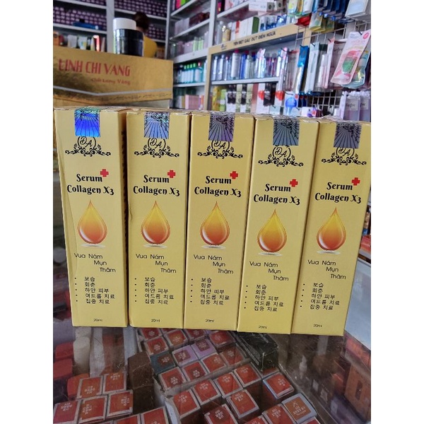 serum collagen x3 mụn nám thâm 20ml ( chuẩn cty )