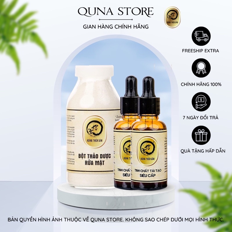 Combo Hoàng Thiên Sâm Siêu Tiết Kiệm Loại Thường (2 Thường + 1 Bột)