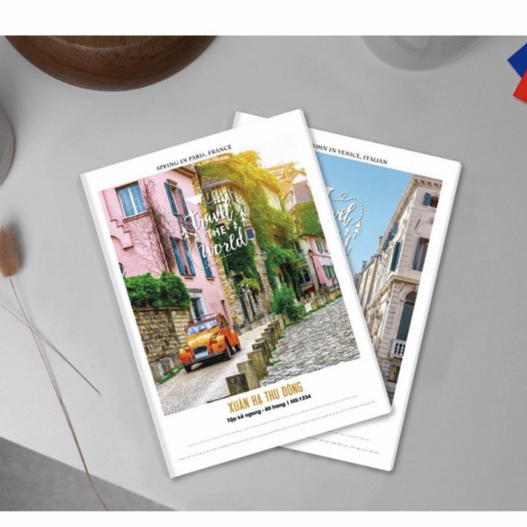 HẢI TIẾN Vở kẻ ngang Xuân Hạ Thu Đông 120 trang - Lốc 10 quyển