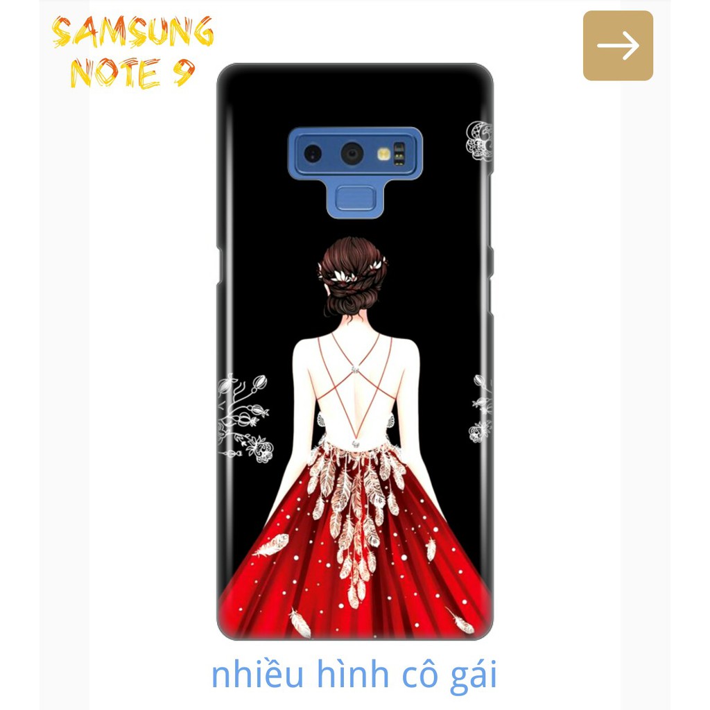 Ốp Lưng Samsung Note 9 Phía Sau Một Cô Gái