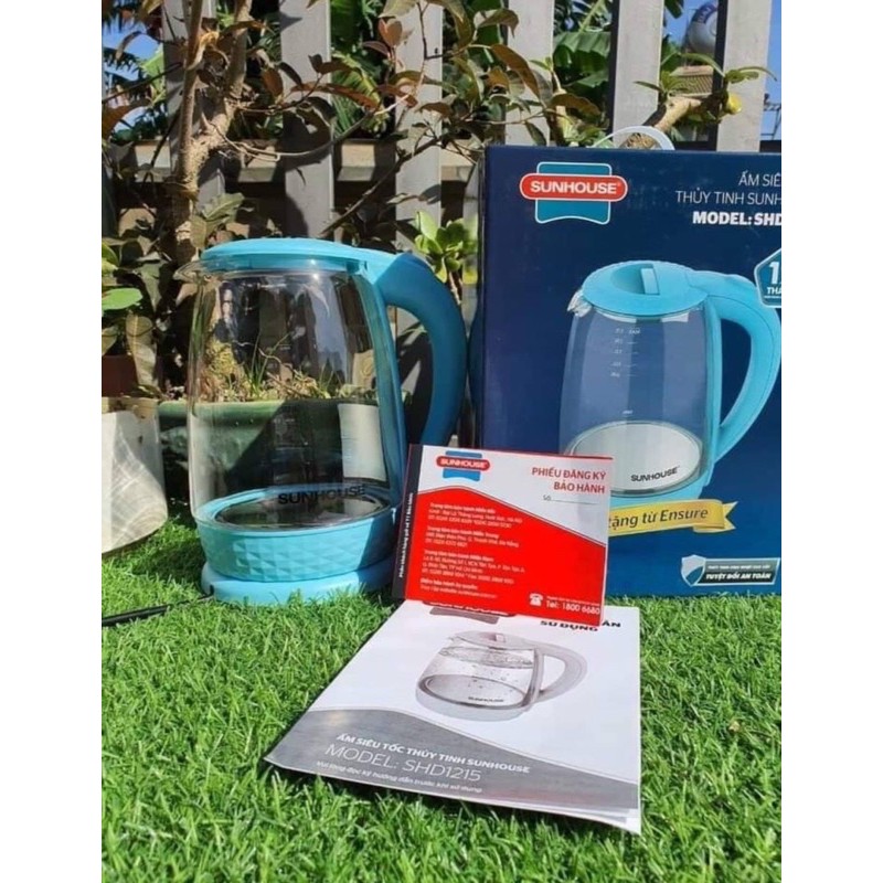 Ấm siêu tốc Sunhouse 1,7lit quà tặng từ Ensure