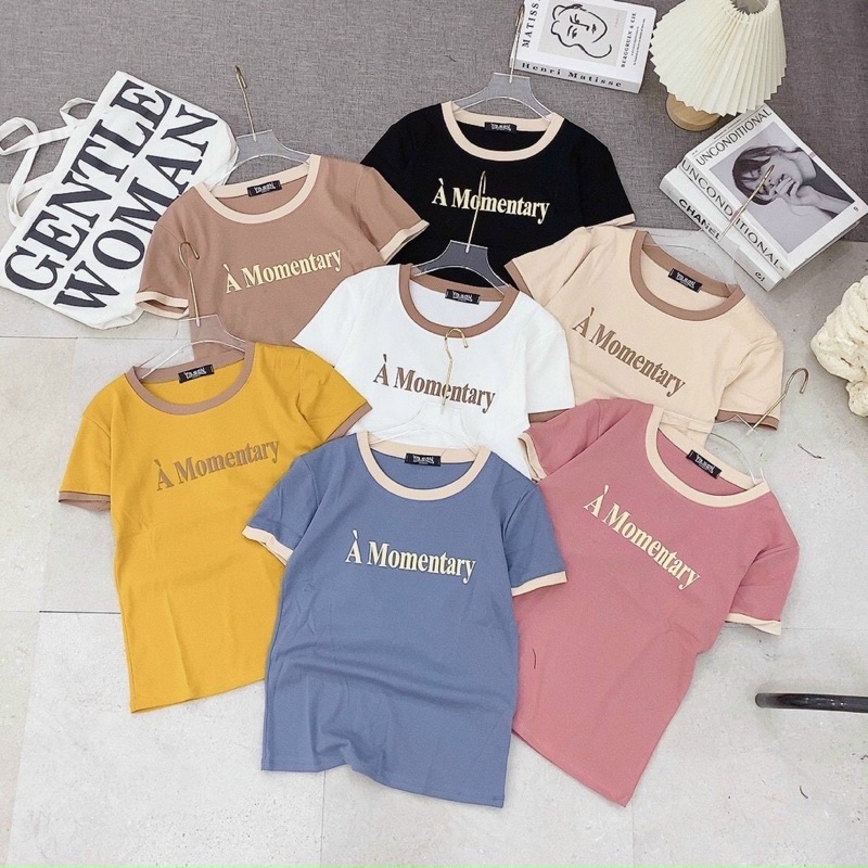 Áo Phông Chữ 1990's Chất Cotton Bozip Co Giãn