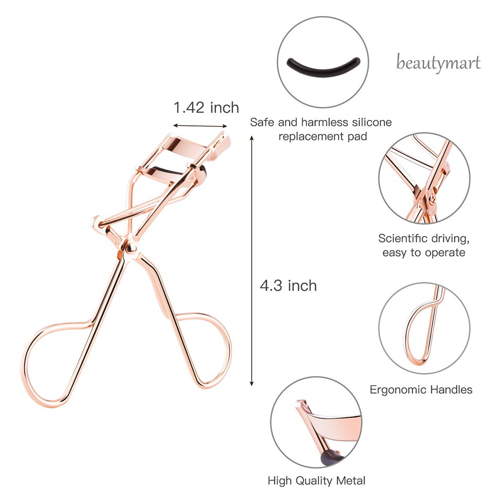 [Hàng mới về] Dụng Cụ Uốn Cong Lông Mi Bằng Kim Loại Tiện Dụng