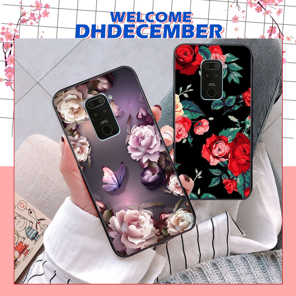 Ốp lưng Xiaomi REDMI NOTE 9 in hình hoa tinh tế , mới mẻ DH DECEMBER