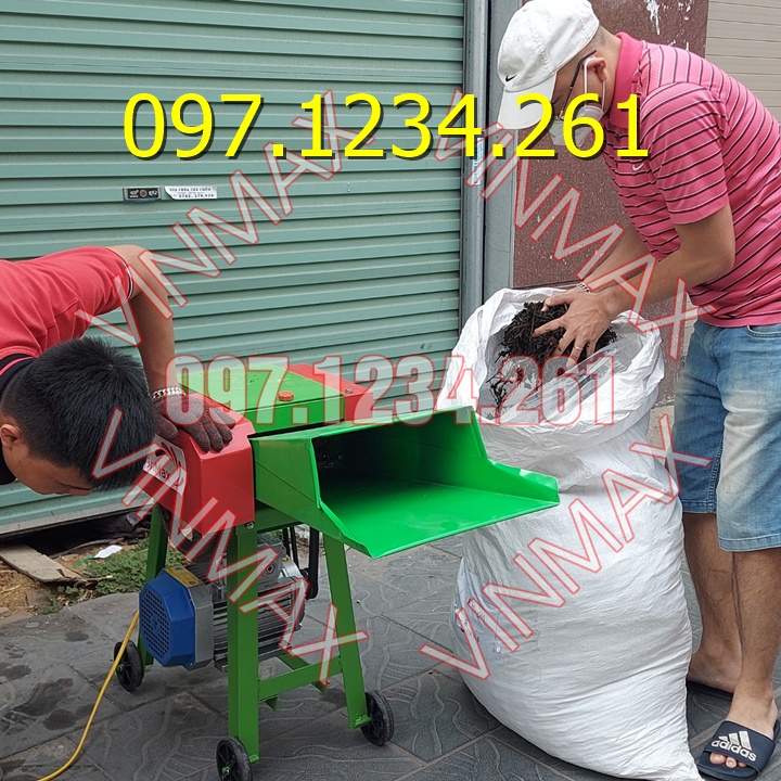 Máy băm xơ dừa và rơm rạ tại Phủ Lý