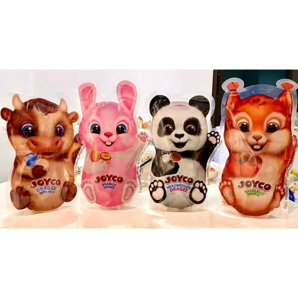 KẸO CHOCOLATE GẤU TRÚC PANDA THƯƠNG HIỆU JOYCO CỦA NGA - TÚI 150g - ăn vặt - HÀNG NỘI ĐỊA NGA