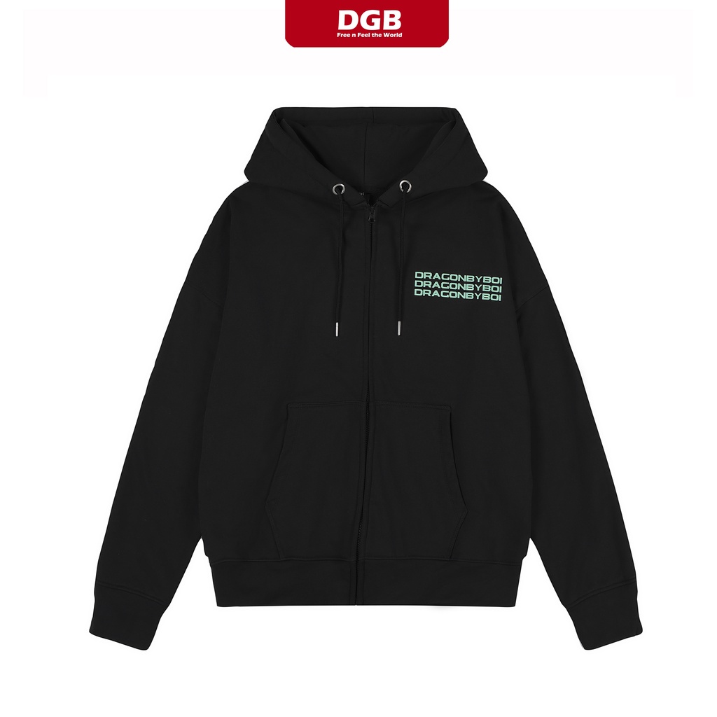 Áo Khoác Local Brand - Jacket Hoodie Zip nam nữ DGB Dragonbyboi nỉ cao cấp