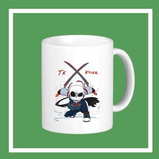 Ly sứ in hình Sans, Error Sans, Ink Sans, biệt đội Gangster cho trẻ em, dung tích 330ml