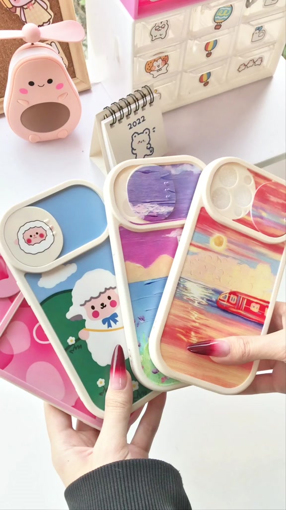 Ốp lưng iphone nắp trượt tròn Love Rain 6/6plus/6s/6splus/7/7plus/8/8plus/x/xs/11/12/13/14/pro/max/promax/plus/shin/case | BigBuy360 - bigbuy360.vn