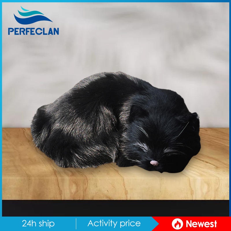 [Perfeclan] Búp Bê Nhồi Bông Hình Mèo Đen Sống Động