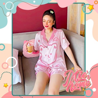 Đồ bộ nữ mặc nhà,pijama lụa,đồ ngủ nữ-Mie