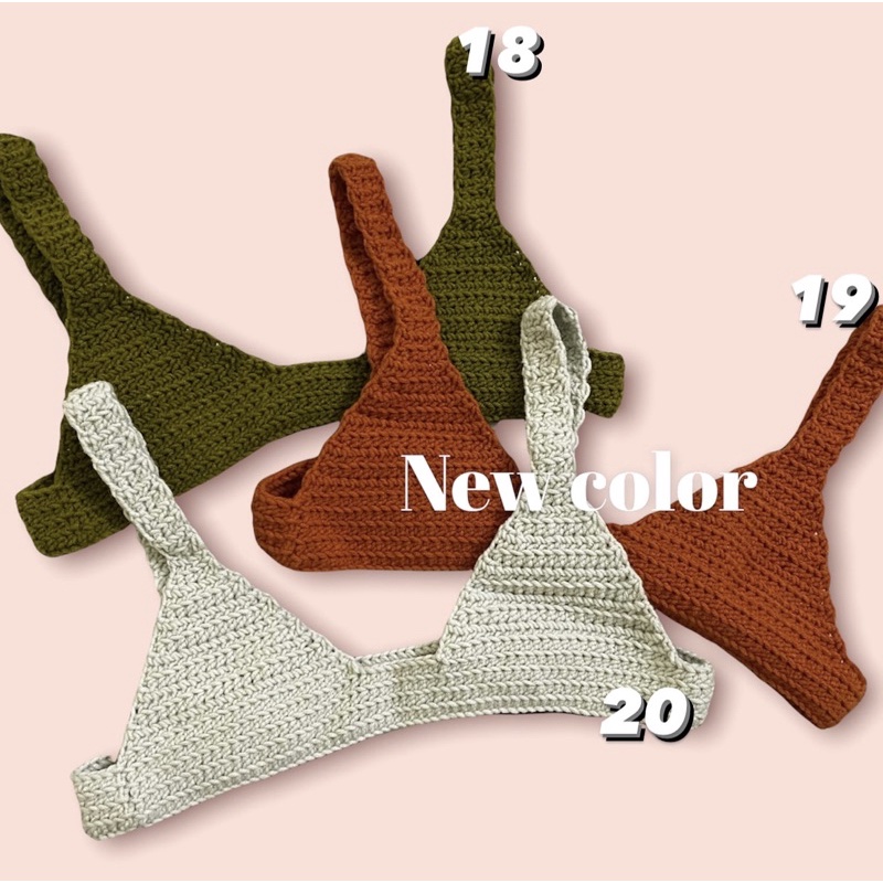 Crochet bralette - Áo len móc 01