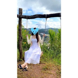 Váy lép hoa nhí màu pastel