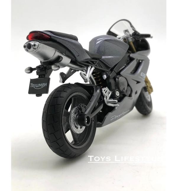 Welly Mô Hình Xe Mô Tô Triumph Daytona 675 Tỉ Lệ 1: 18