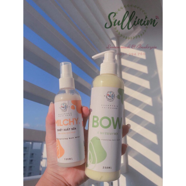 [ Tặng Gelmicoco ] combo ủ tóc bow và milchy | BigBuy360 - bigbuy360.vn