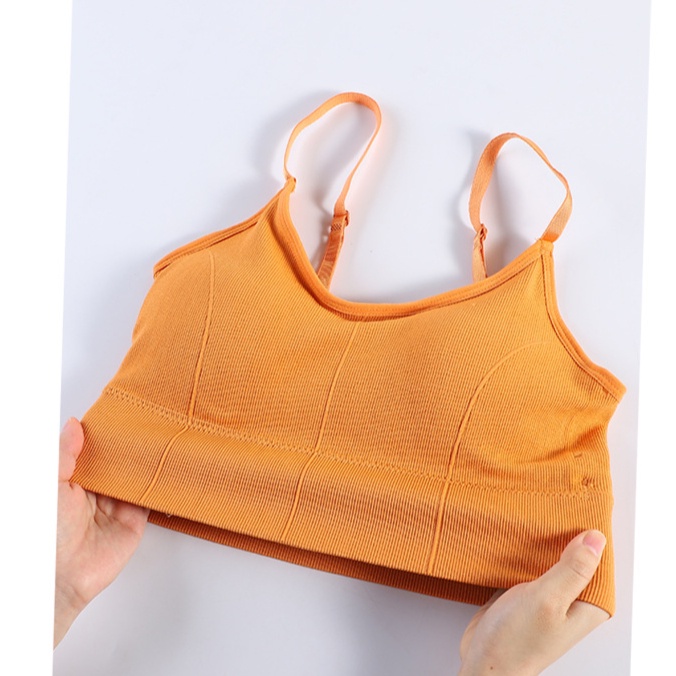 Đồ lót Áo Ngực Thể Thao Hai Dây Không Đường May Viền Ren Mỏng Thời Trang Mới Dành Cho Bạn Nữ 646