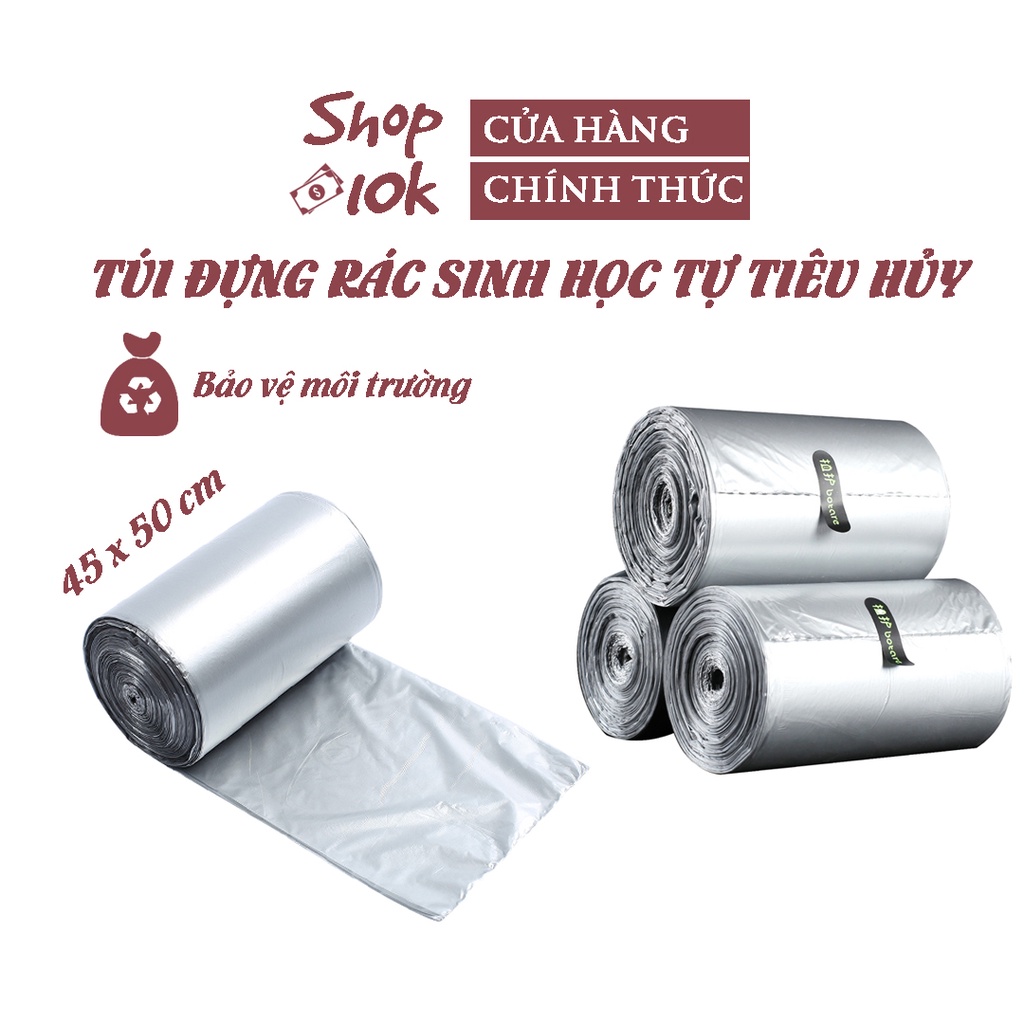  Cuộn 110 chiếc túi đựng rác tự hủy bảo vệ môi trường