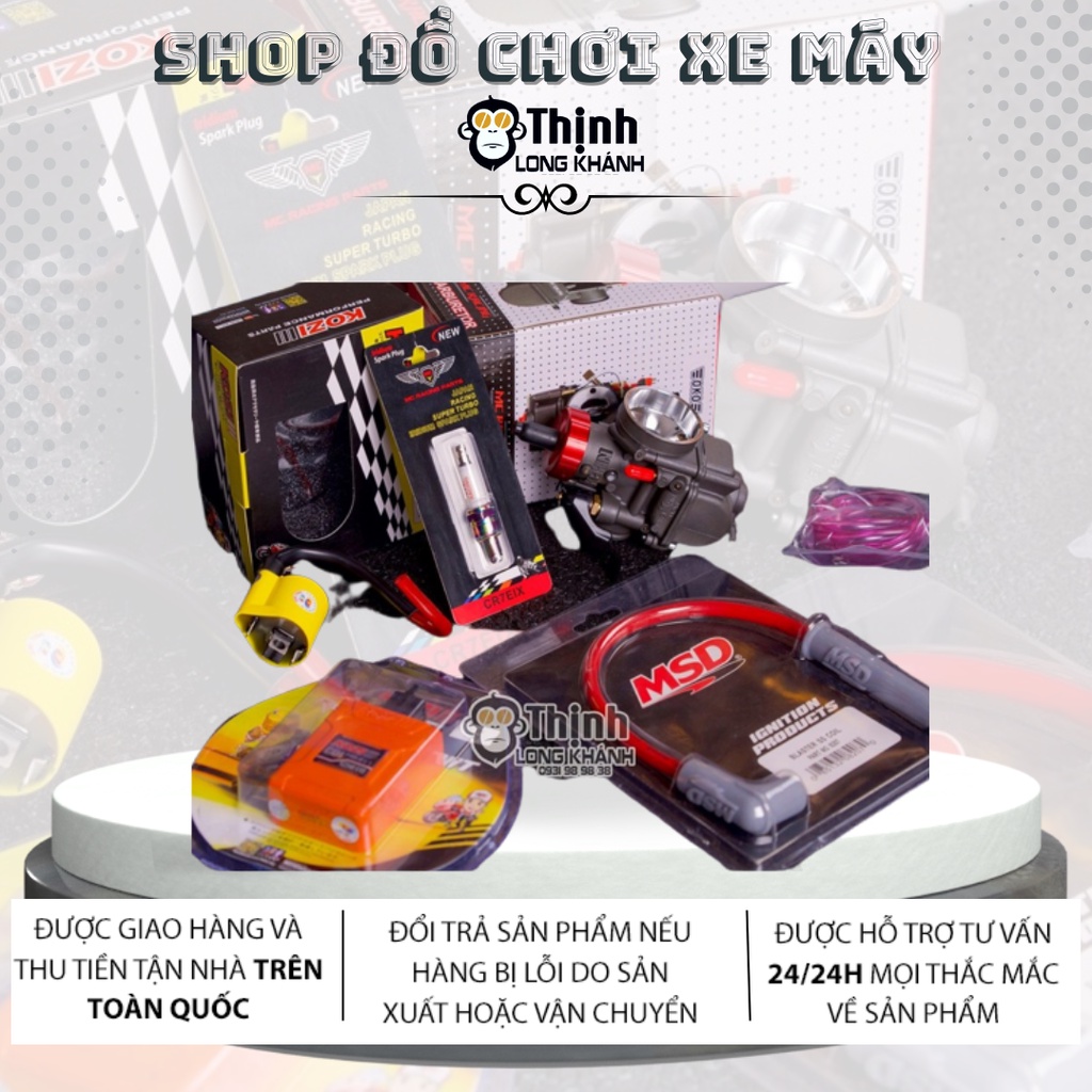 Bình xăng con Ok0 ga tròn + Ic + Mobin sườn + Buri + dây tăng máp