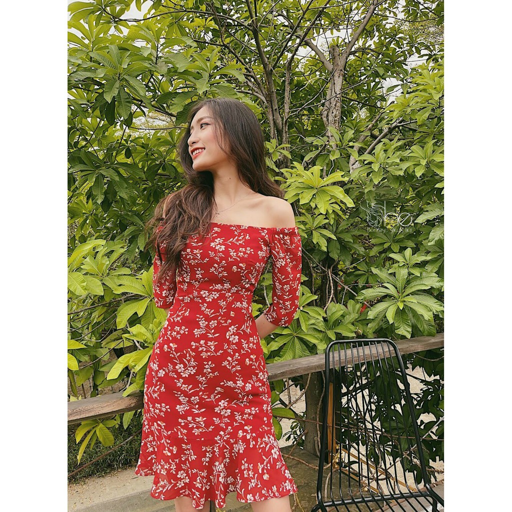 Aurora Dress - Đầm tay lửng đuôi cá SDX101