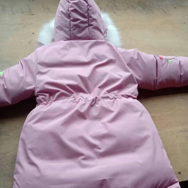 Áo Phao Mủ Lông Dáng Dài Bé Gái 90-1m4 Thời Trang Baby Quảng Châu