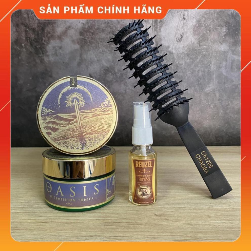 Sáp vuốt tóc OASIS CLAY by Templeton Tonics + Tặng Lược + Pre styling Reuzel Tonic 20ml