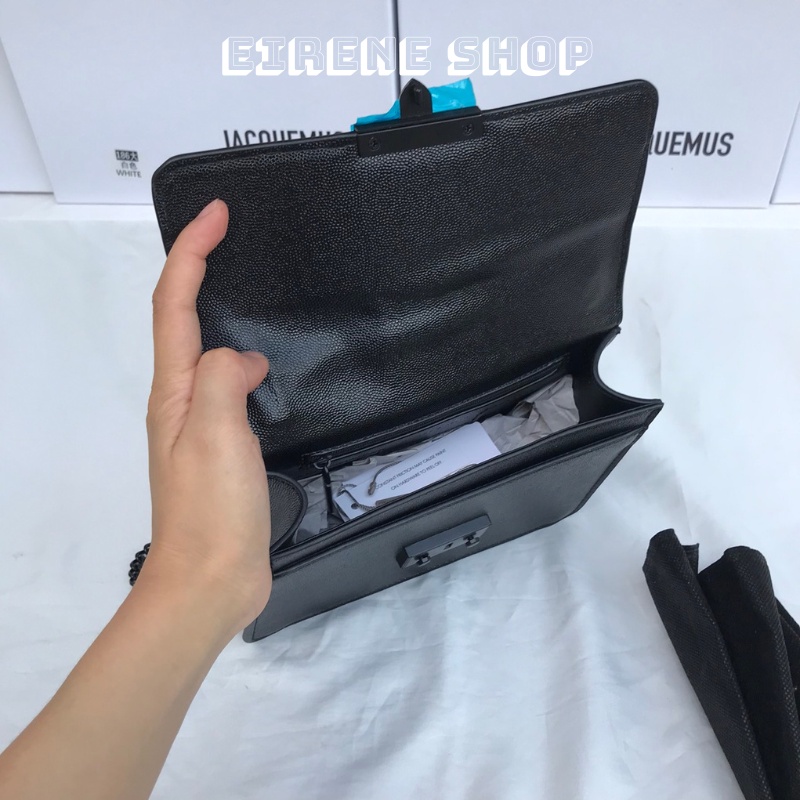 Túi Xách Nữ Hai Đinh Dây Xích Quỳnh Búp Bê Mẫu Mới Full Đen