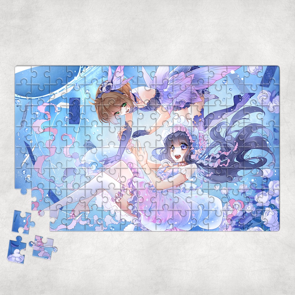 Tranh ghép hình CARDCAPTOR SAKURA - Mẫu 2 - Nhận in theo yêu cầu