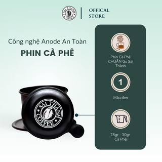 Phin cà phê nhôm mạ màu - cà phê sài thành