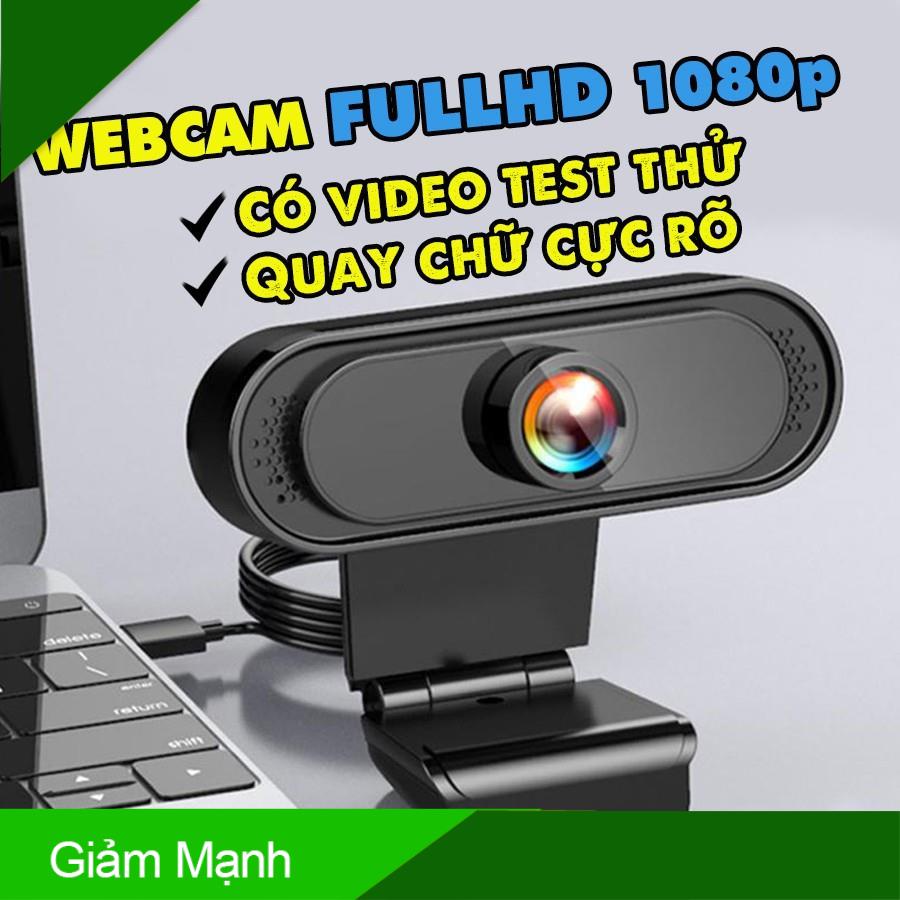 (Giảm Mạnh) Webcam HD 1080p thích hợp dạy học trực tuyến dành cho PC / TV / máy tính để bàn