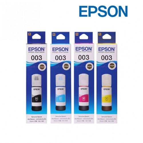 Mực in Epson 003 dùng cho máy in Epson EcoTank L3150/L3110/L1110/L5190 - Hàng Chính Hãng