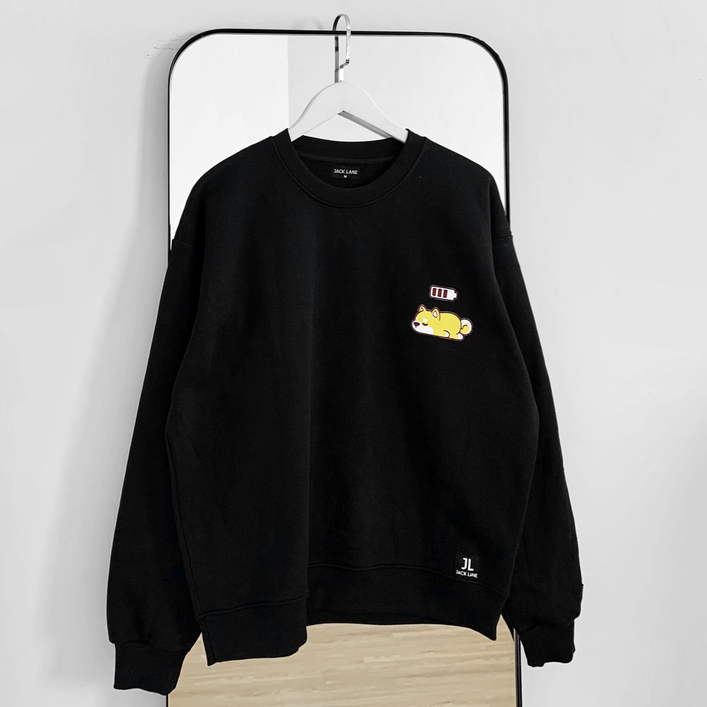 Áo Sweater JL Oversize Charging, JACKLANE, Áo nỉ chui đầu unisex Jack Lane | BigBuy360 - bigbuy360.vn