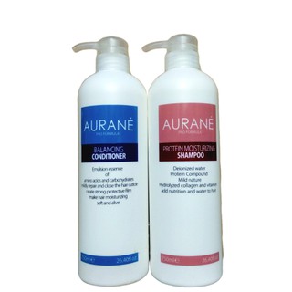 Bộ Dầu gội - xả Aurane Protein Moisturizing phục hồi 750ml