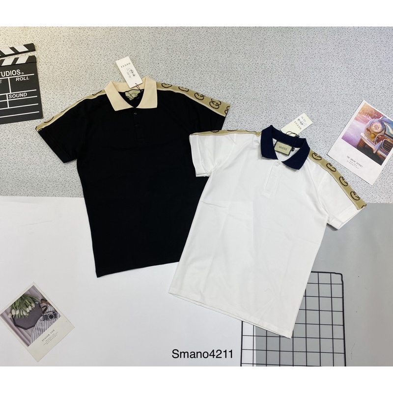 🔥HOT🔥ÁO POLO NAM,NỮ PHỐI TAY HOẠ TIẾT GUCCI HOT TREND 2022,KÈM VIDEO ẢNH THẬT | BigBuy360 - bigbuy360.vn
