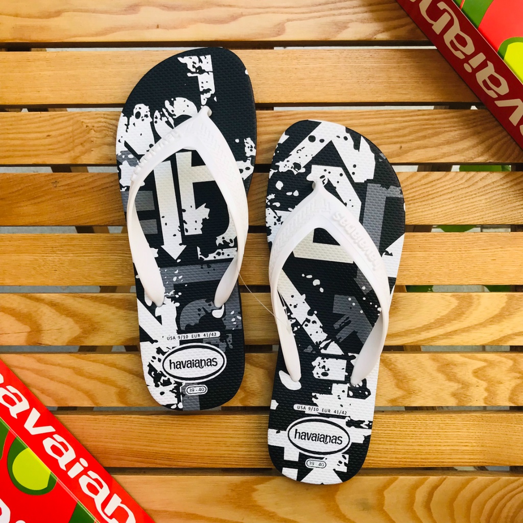 Dép Havaianas Nam Quai To Đế Họa Tiết Dép Kẹp Dép Tông Nam Havanas Hot Trend Tông Lào Đi Biển Cao Su Chống Trơn