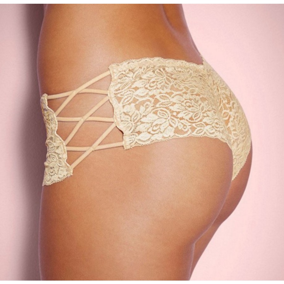 Quần lót nữ sexy ren đùi dây đan chéo trẻ trung, thoải mái, thoát mát (MS 03001) Anna Shop