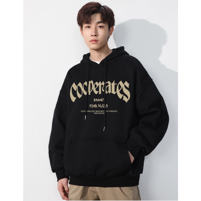 Áo Hoodie Mũ Trùm Đầu COCOPEN Phong Cách Mùa Đông Thoải Mái, Nỉ Ngoại Dày Dặn Mũ Áo 2 Lớp Mịn Thấm Hút Mồ Hôi Rất Tốt