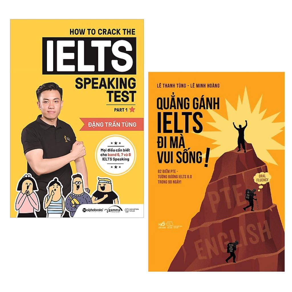 Sách - How to crack the IELTS speacking test  part1+ Quảng gánh IELTS đi mà vui sống