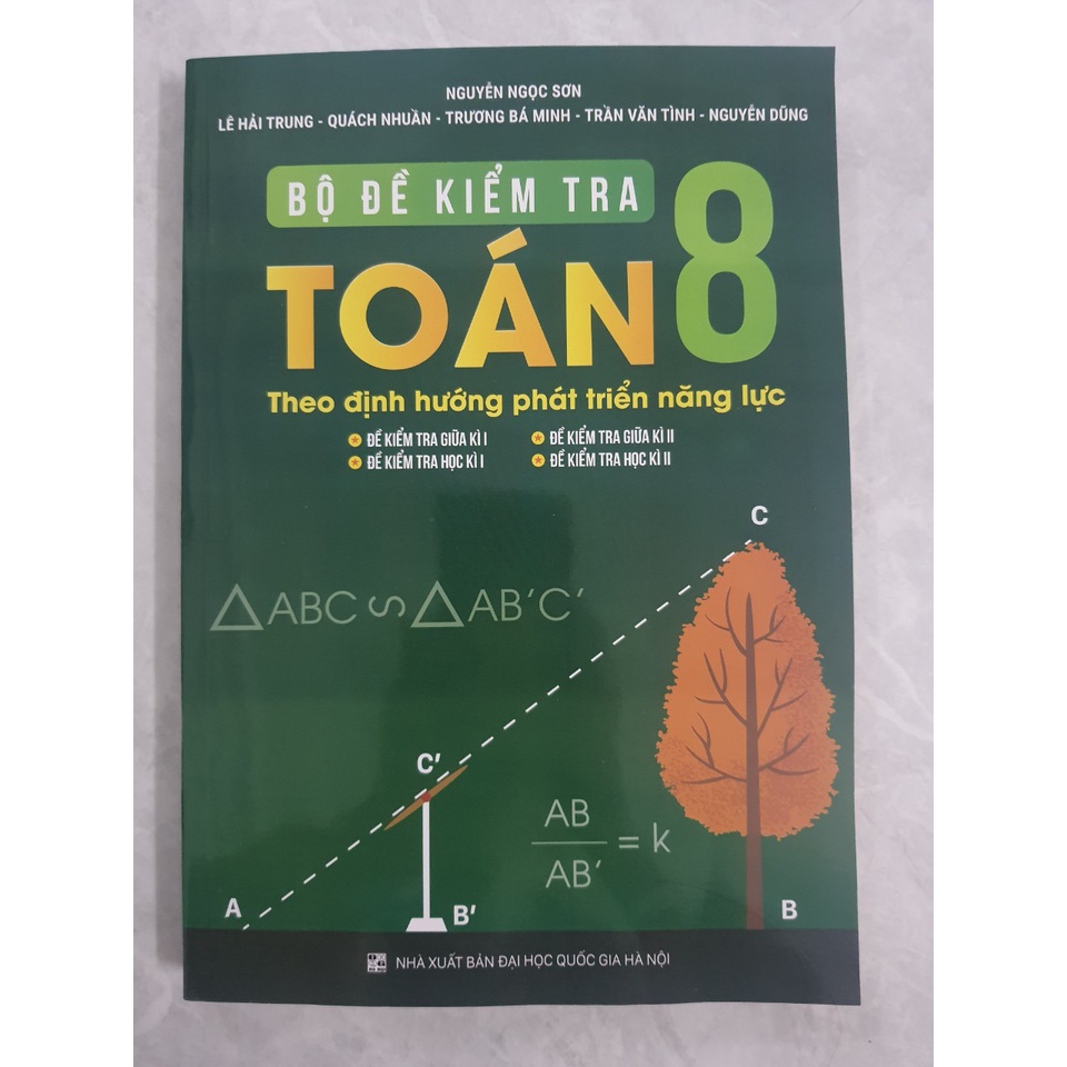 Sách - Bộ đề kiểm tra Toán 8 - Theo định hướng phát triển năng lực