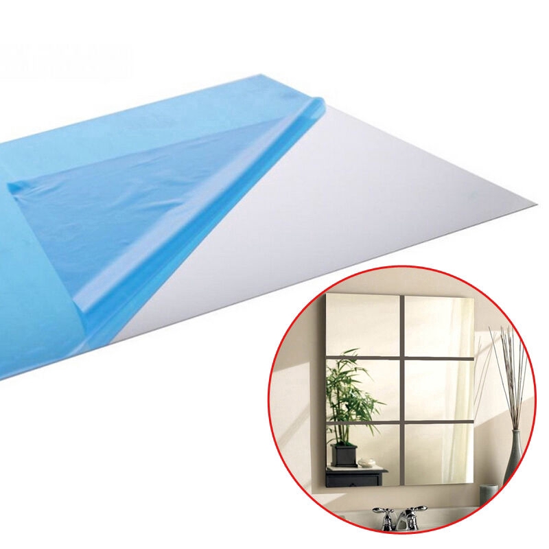 9 Miếng dán tường mặt gương hình vuông size 15x15cm