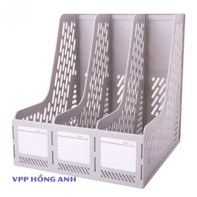Kệ ráp 3 ngăn Deli 9845 / Khay tài liệu 3 ngăn
