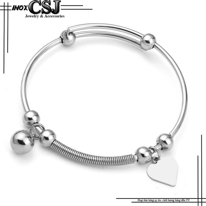 Vòng tay nữ hình trái tim nhỏ xinh
