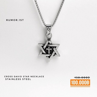 Vòng cổ Cross David Star