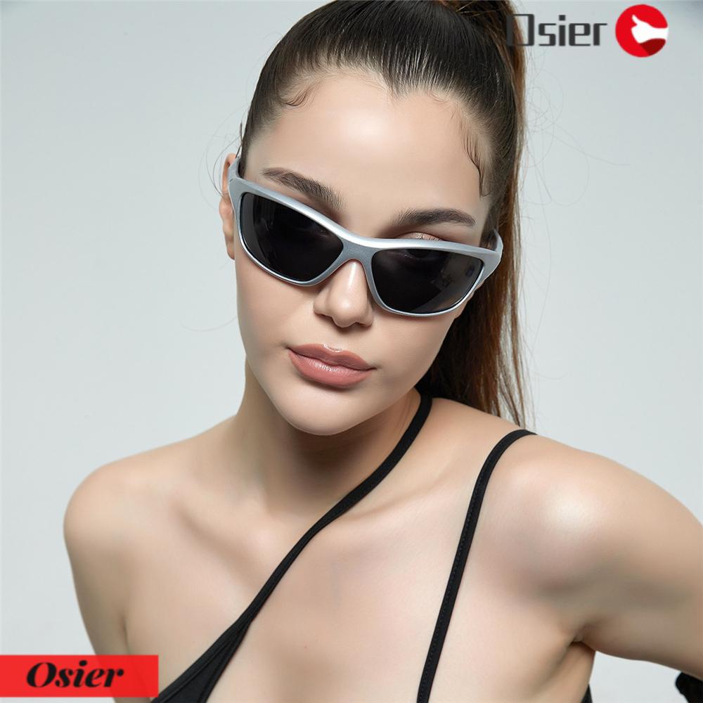 Osier1 Y2K Kính Râm Hình Oval Hợp Thời Trang Đi Xe Đạp / Câu Cá