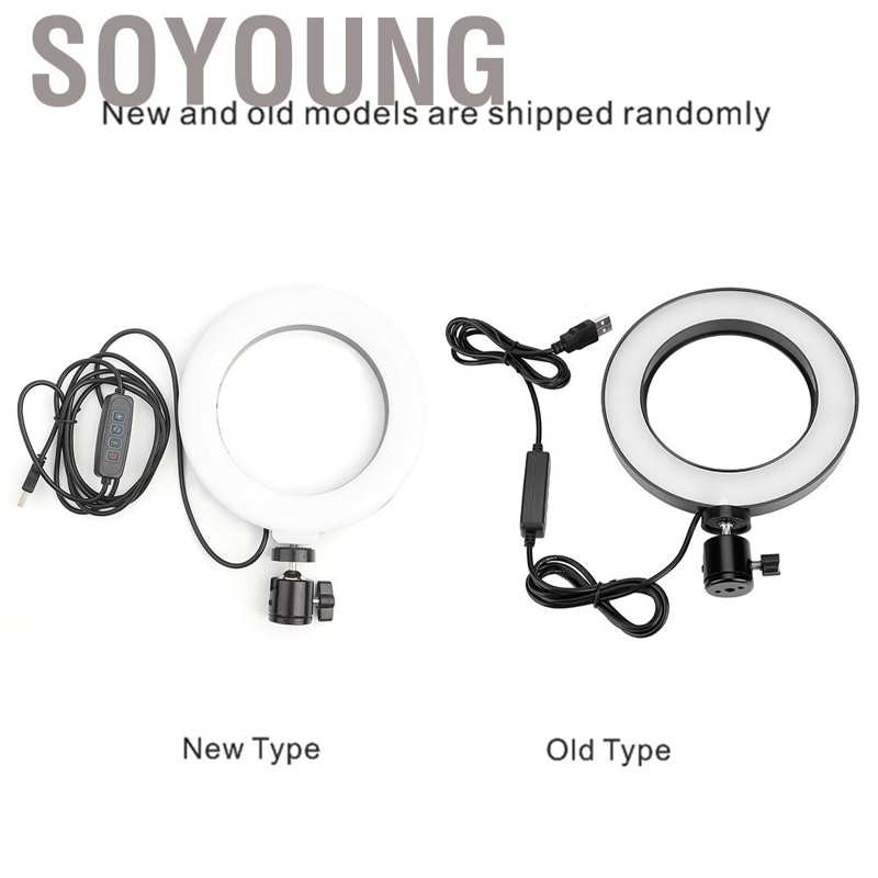 Đèn Led Trợ Sáng Chụp Ảnh Đậu Nành 6 Inch