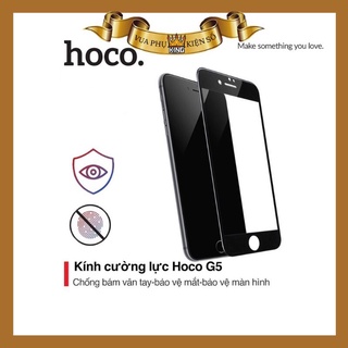 🔥Đã có 12 🔥Kính cường lực  tràn màn Hoco G5 cho 6/7/8/plus/x/xsmax/xr/11/11pro/11promax/12/12mini/12Pro