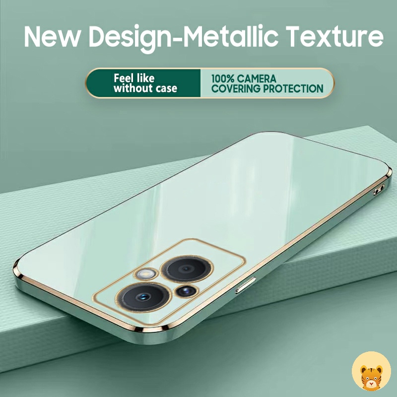 Ốp Điện Thoại Mạ Điện 7 Màu Sang Trọng Đơn Giản Dành Cho Oppo Reno 7 Reno 7Z