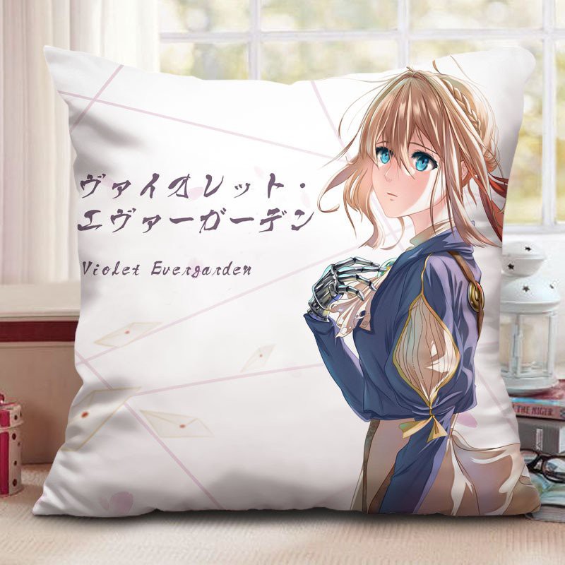 Gối in hình VIOLET EVERGARDEN chibi anime game xinh xắn tiện lợi chất đẹp