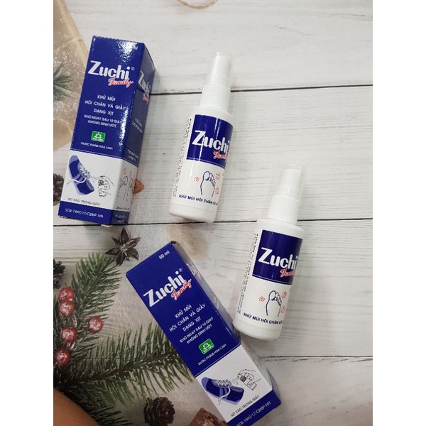 Xịt khử mùi hôi chân và giày ZuChi Family