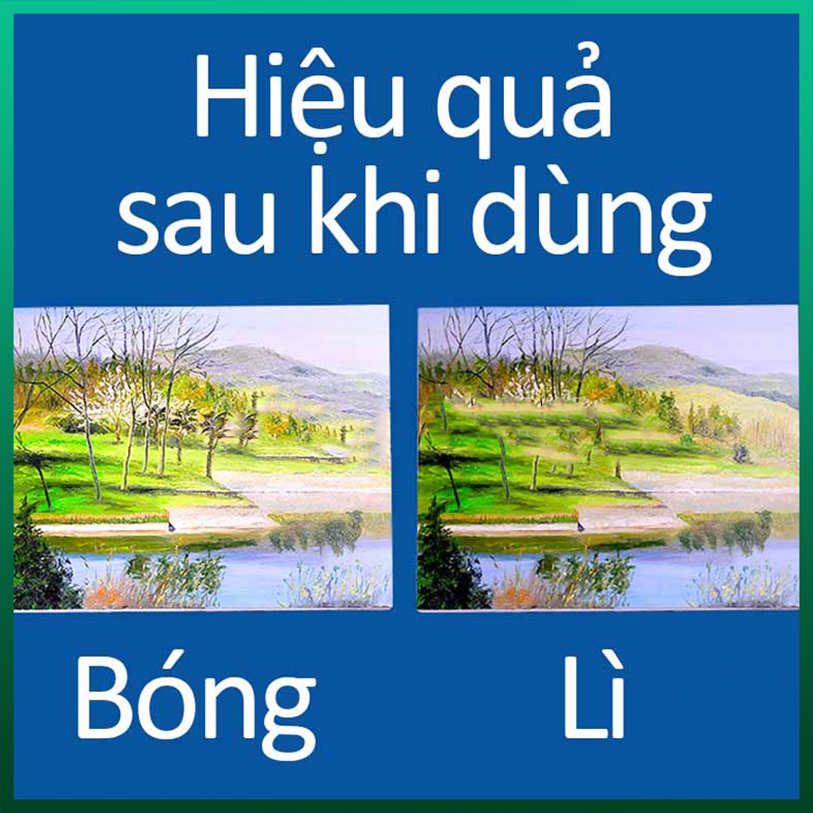 Phủ bóng tranh, phủ bóng đất sét, chống thấm tranh acrylic, đất nặn tự khô, tranh số hóa - LoTux Seal 20-120ml gốc nước